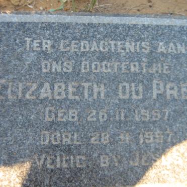 PREEZ Elizabeth, du 1957-1957