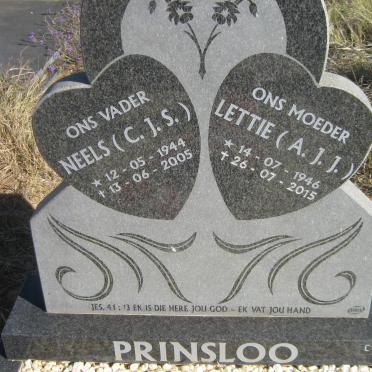 PRINSLOO C.J.S. 1944-2005 &amp; A.J.J. 1946-2015