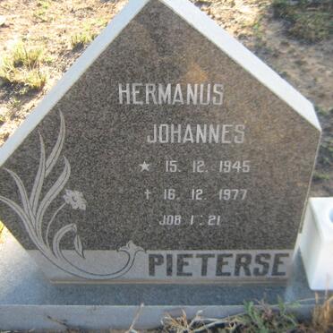 PIETERSE Hermanus Johannes 1945-1977