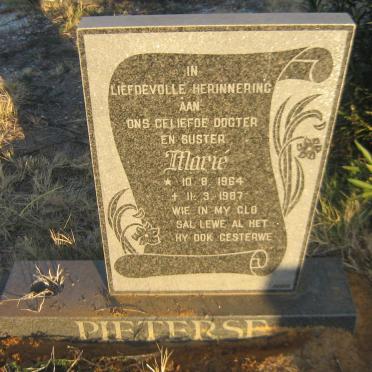 PIETERSE Marie 1964-1987