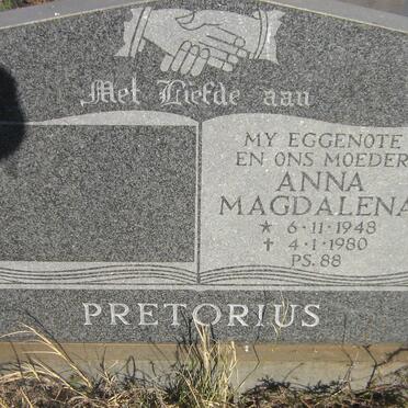PRETORIUS Anna Magdalena 1948-1980