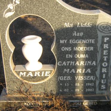 PRETORIUS Catharina Maria nee VISSER 1942-2002