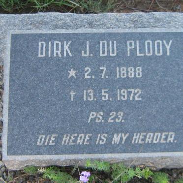 PLOOY Dirk J., du 1888-1972
