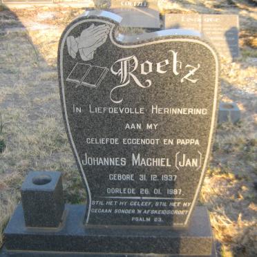 ROETZ Johannes Machiel 1937-1987