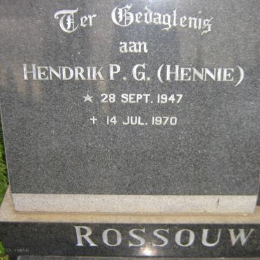 ROSSOUW Hendrik P.G. 1947-1970