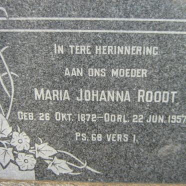 ROODT Maria Johanna 1872-1957