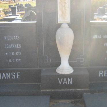 RENSBURG Nicolaas Johannes, Janse van 1913-1975 &amp; Anna Maria Margaretha Petronella 1916-1992