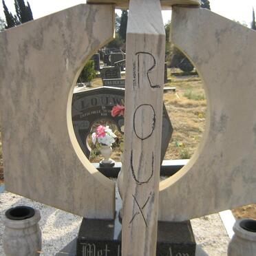 ROUX Philippus Rudolph 1971-1993