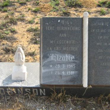 ROBINSON Elzabie 1945-1981