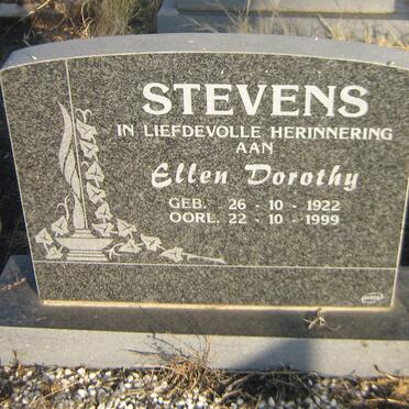 STEVENS Ellen Dorothy 1922-1999