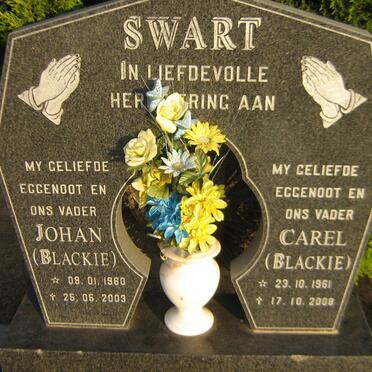 SWART Johan 1960-2003 :: SWART Carel 1961-2008