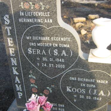 STEENKAMP J.A. 1942- &amp; S.A. 1946-2000