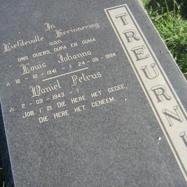 TREURNICH Daniel Petrus 1943- &amp; Louis Johanna 1941-1994