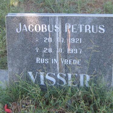 VISSER Jacobus Petrus 1921-1997