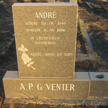 VENTER A.P.G. 1940-1986