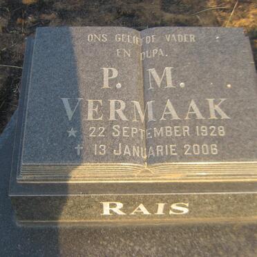 VERMAAK P.M. 1928-2006