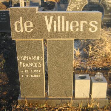 VILLIERS Gerhardus Francois, de 1955-1986