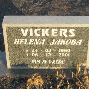 VICKERS Helena Jakoba 1960-2001