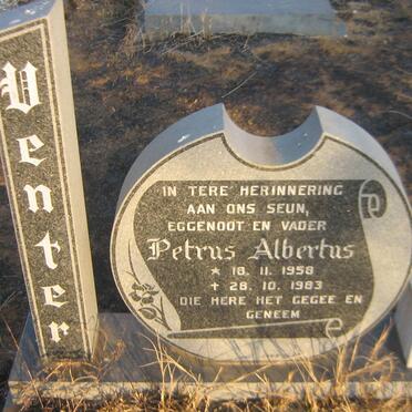 VENTER Petrus Albertus 1958-1983