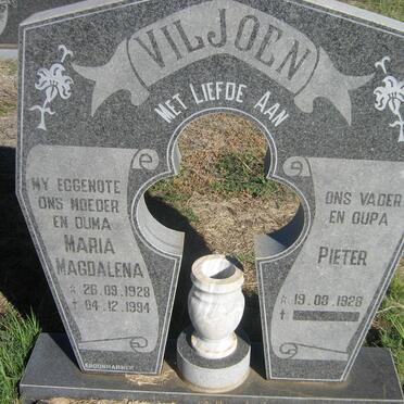 VILJOEN Pieter 1928- &amp; Maria Magdalena 1928-1994
