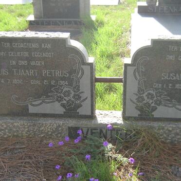 VENTER Louis Tjaart Petrus 1892-1964 &amp; Susanna Lusya 1898-1977