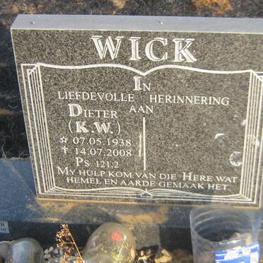 WICK Dieter K.W. 1938-2008