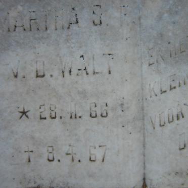 WALT Martha S.F., v.d. 1966-1967