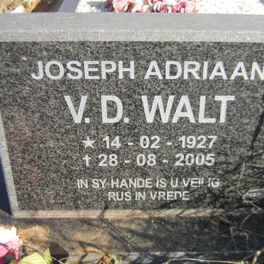 WALT Joseph Adriaan, v.d. 1927-2005