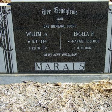 MARAIS Willem A. 1894-1971 &amp; Engela H. MARAIS 1896-1975