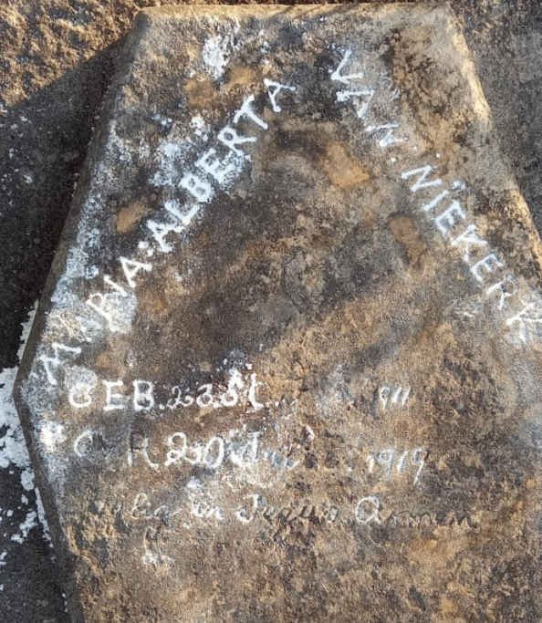 NIEKERK Maria Alberta, van 1911-1919 _2