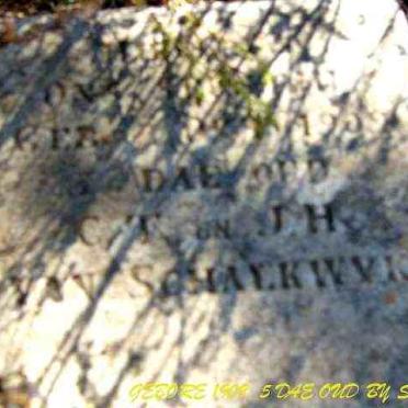 SCHALKWYK, van 1909-1909