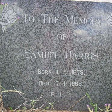 HARRIS Samuel 1879-1966