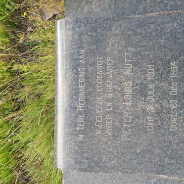 NUTT Peter Louis 1904-1964