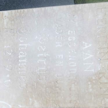 ? Petrus Johannes 1909-1978 &amp; Catharina Elizabeth BOTHMA 1912-2002