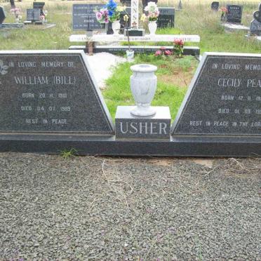 USHER William 1910-1989 &amp; Cecily Pearl 1916-1998