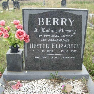 BERRY Hester Elizabeth 1888-1986