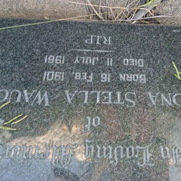 WAUGH Edna Stella 1901-1961