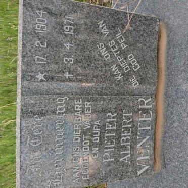 VENTER Pieter Albert 1904-1971