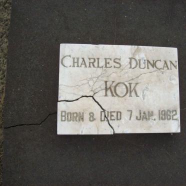 KOK Charles Duncan 1962-1962