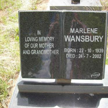 WANSBURY Marlene 1939-2002