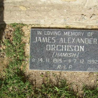 ORCHISON James Alexander 1915-1992