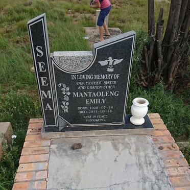 MANTAOLENG Emily 1928-2011