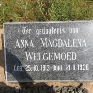 WELGEMOED Anna Magdalena 1913-1938