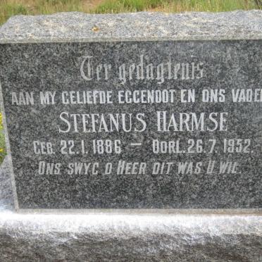 HARMSE Stefanus 1886-1952