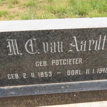 AARDT M.C., van nee POTGIETER 1853-1940