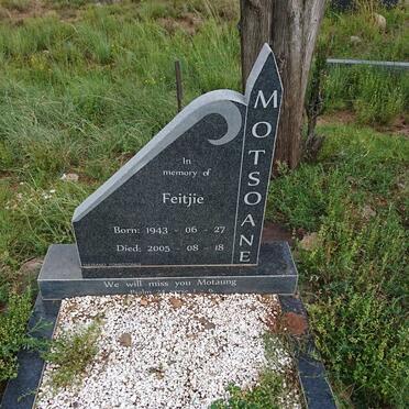 MOTSOANE Feitjie 1943-2005