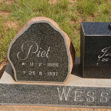 WESSELS Piet 1926-1997 &amp; Hettie 1927-1989 :: WESSELS Julie 1934-