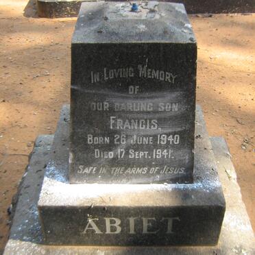ABIET Francis 1940-1941