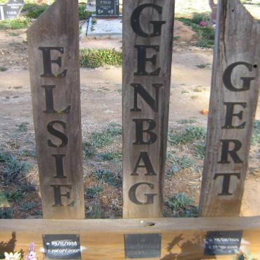 AGENBAG Gert 1934-2002 &amp; Elsie 1938-2007