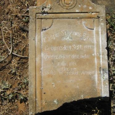 BAM Paulus Stefanus 1919-1925